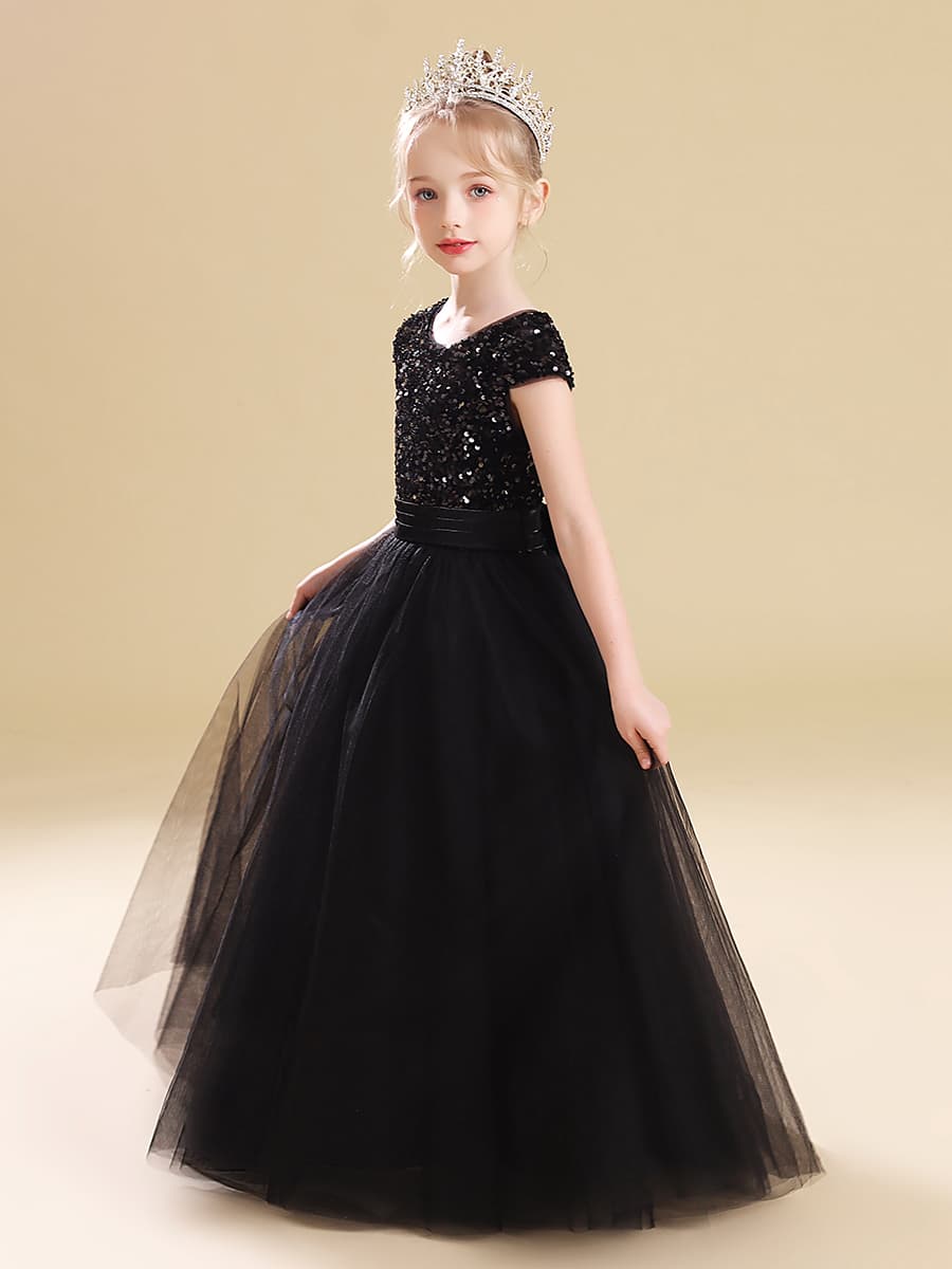 フォーマルワンピース プリンセスチュールロング ドレス